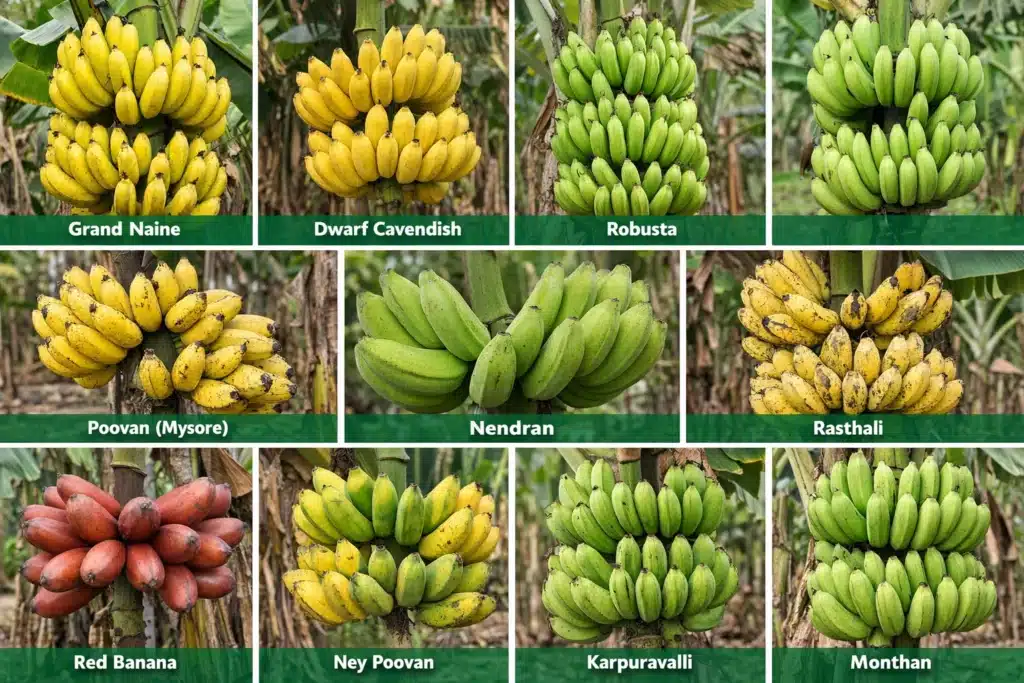 Banana harvesting and commercial banana farming business in India