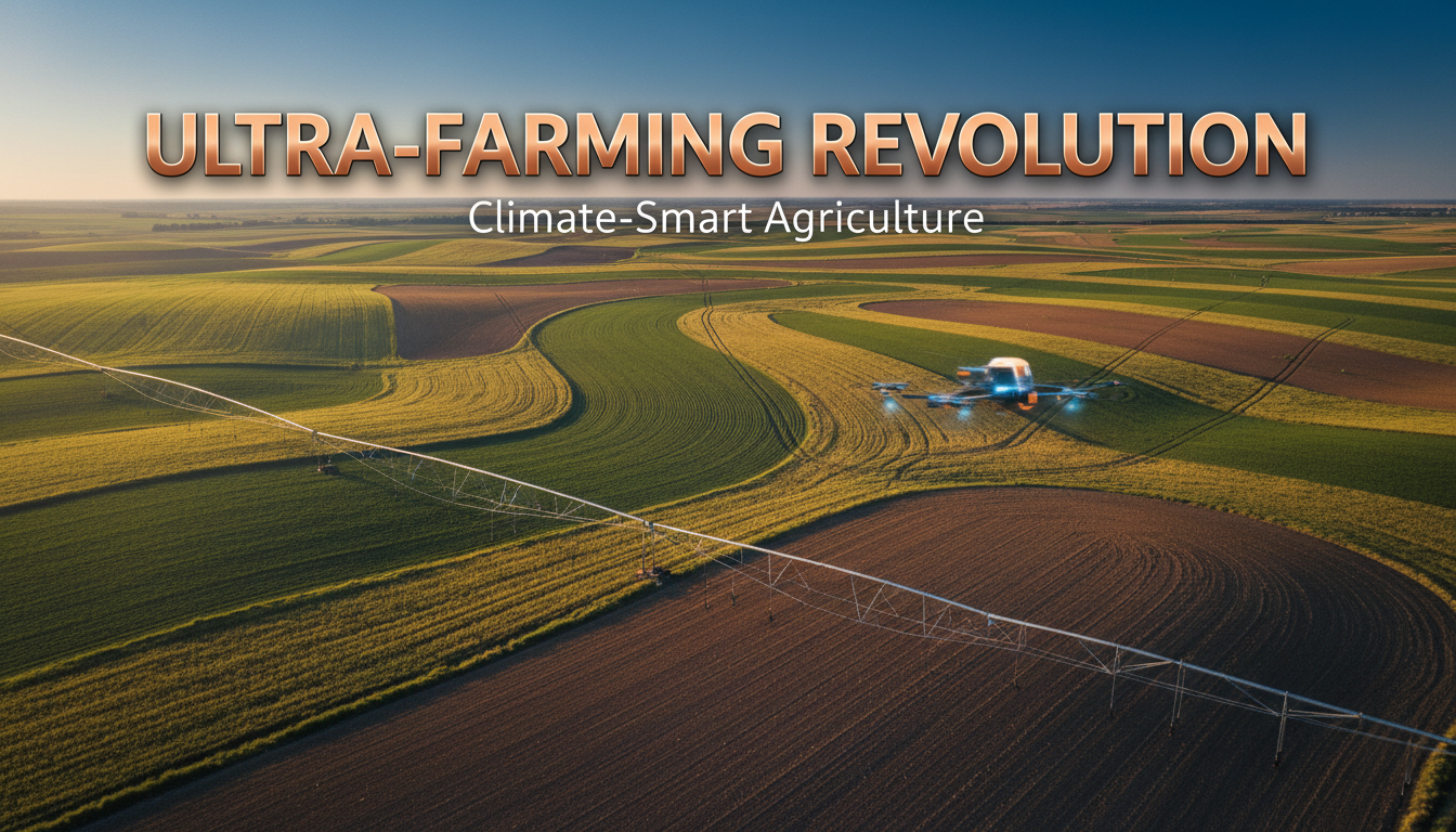 climate smart farming ROI through efficient land and water management