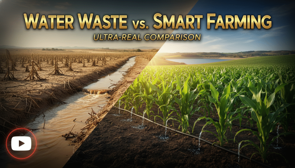 Drip irrigation system for small farmers to save water during crisis