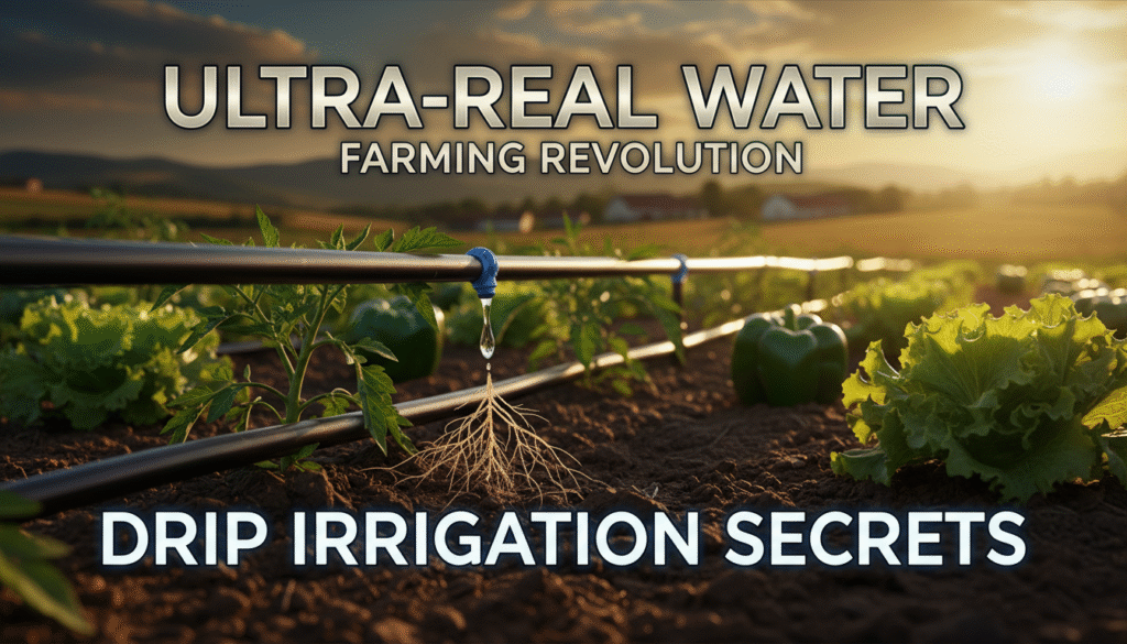 Efficient drip irrigation method helping small farmers manage water scarcity