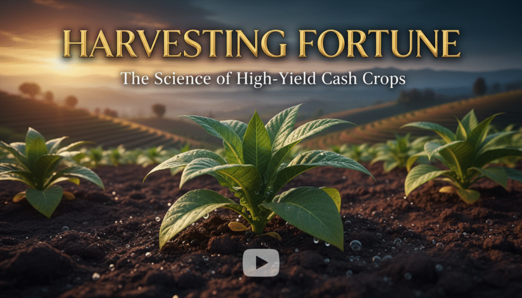 High value cash crop cultivation for higher farming profits