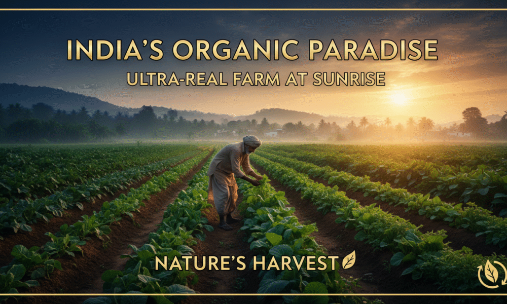 organic certification in India for farmers growing chemical-free crops
