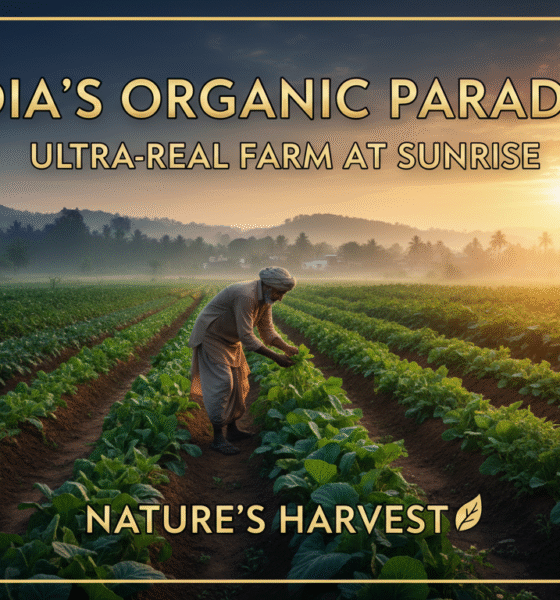 organic certification in India for farmers growing chemical-free crops