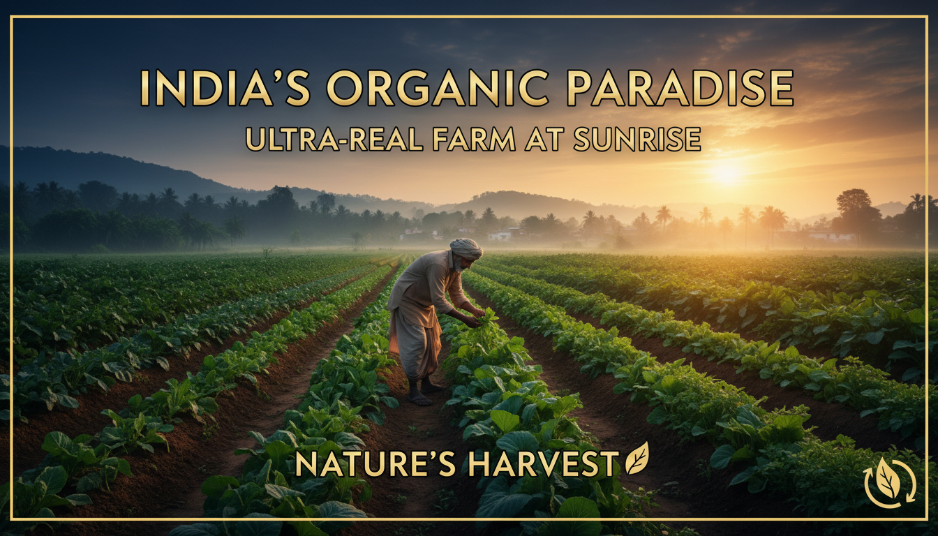 organic certification in India for farmers growing chemical-free crops