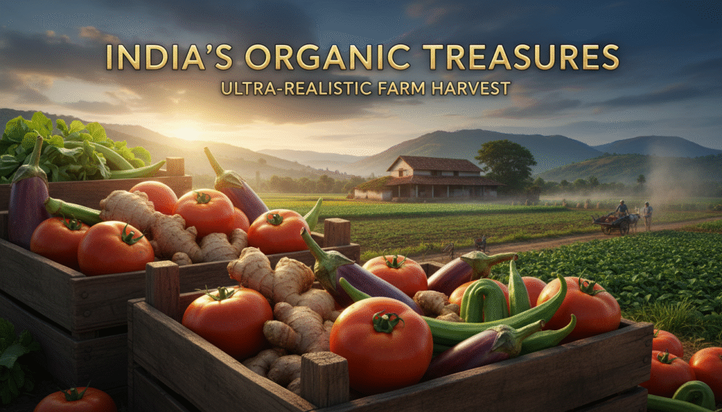 certified organic produce in India for premium markets