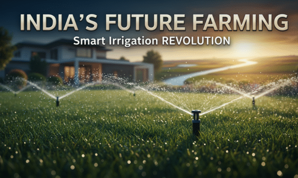 Smart irrigation systems saving water in modern residential landscaping