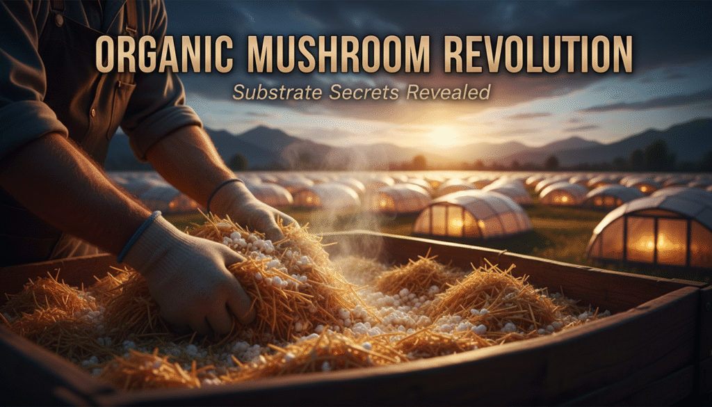 mushroom farming process step by step substrate preparation