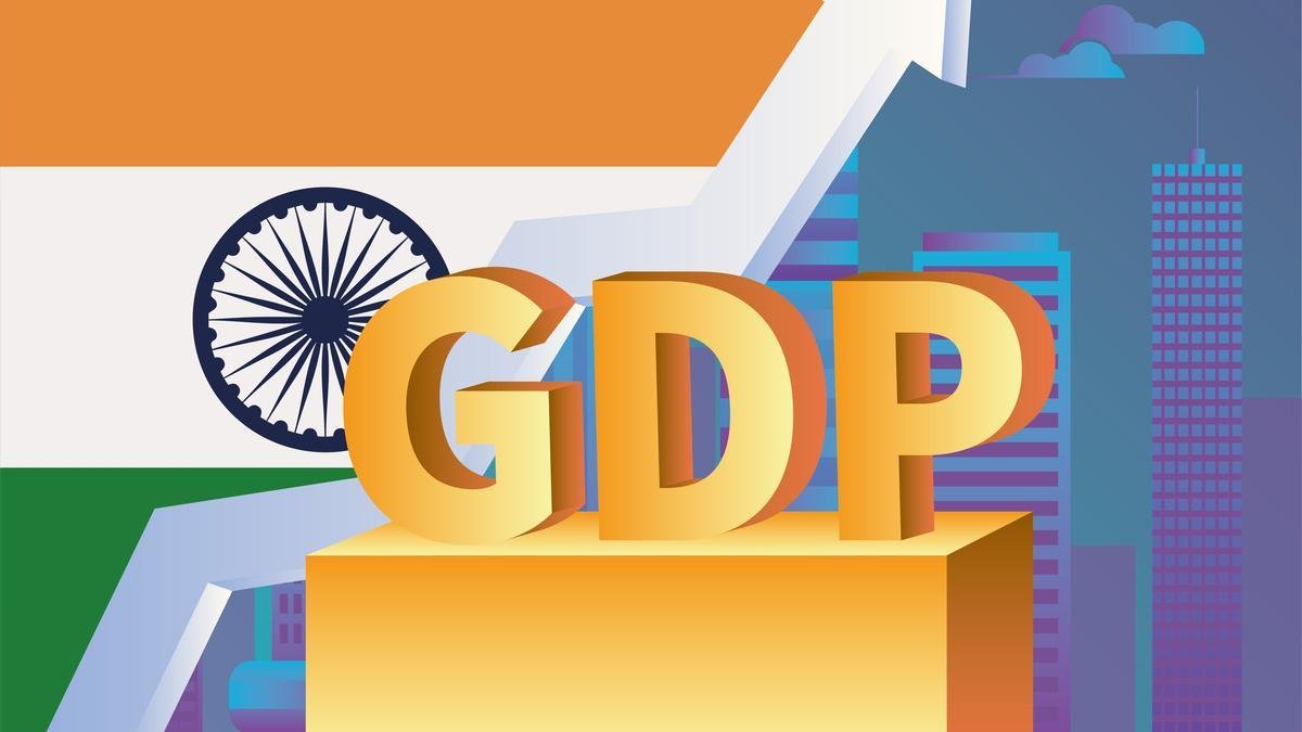 India GDP growth 7.6% FY26 skyline representing economic growth and new GDP series data