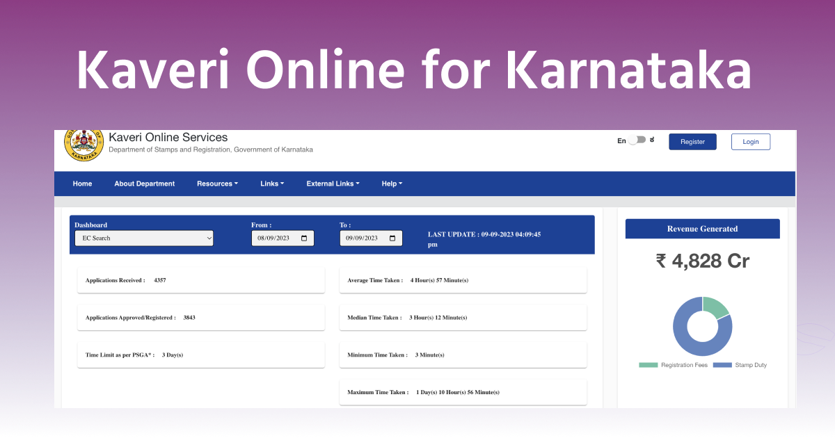 ಕರ್ನಾಟಕ ಸರ್ಕಾರದ ಕಚೇರಿಯಲ್ಲಿ ಕಾವೇರಿ 2.0 ಆನ್‌ಲೈನ್ ಆಸ್ತಿ ನೋಂದಣಿ