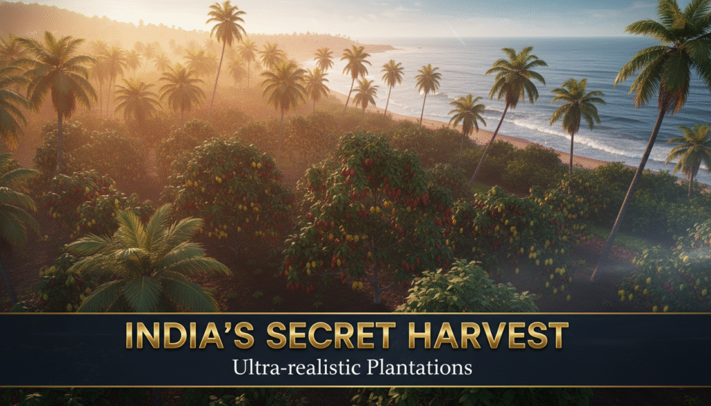 High-value crops promoted under Budget 2026 agriculture policy in India.
