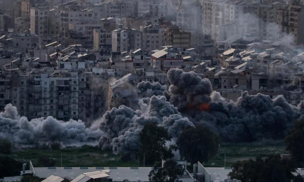 Israel Iran war airstrikes over Tehran city during Middle East conflict