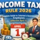 New income tax rules 2026 for salaried employees in India