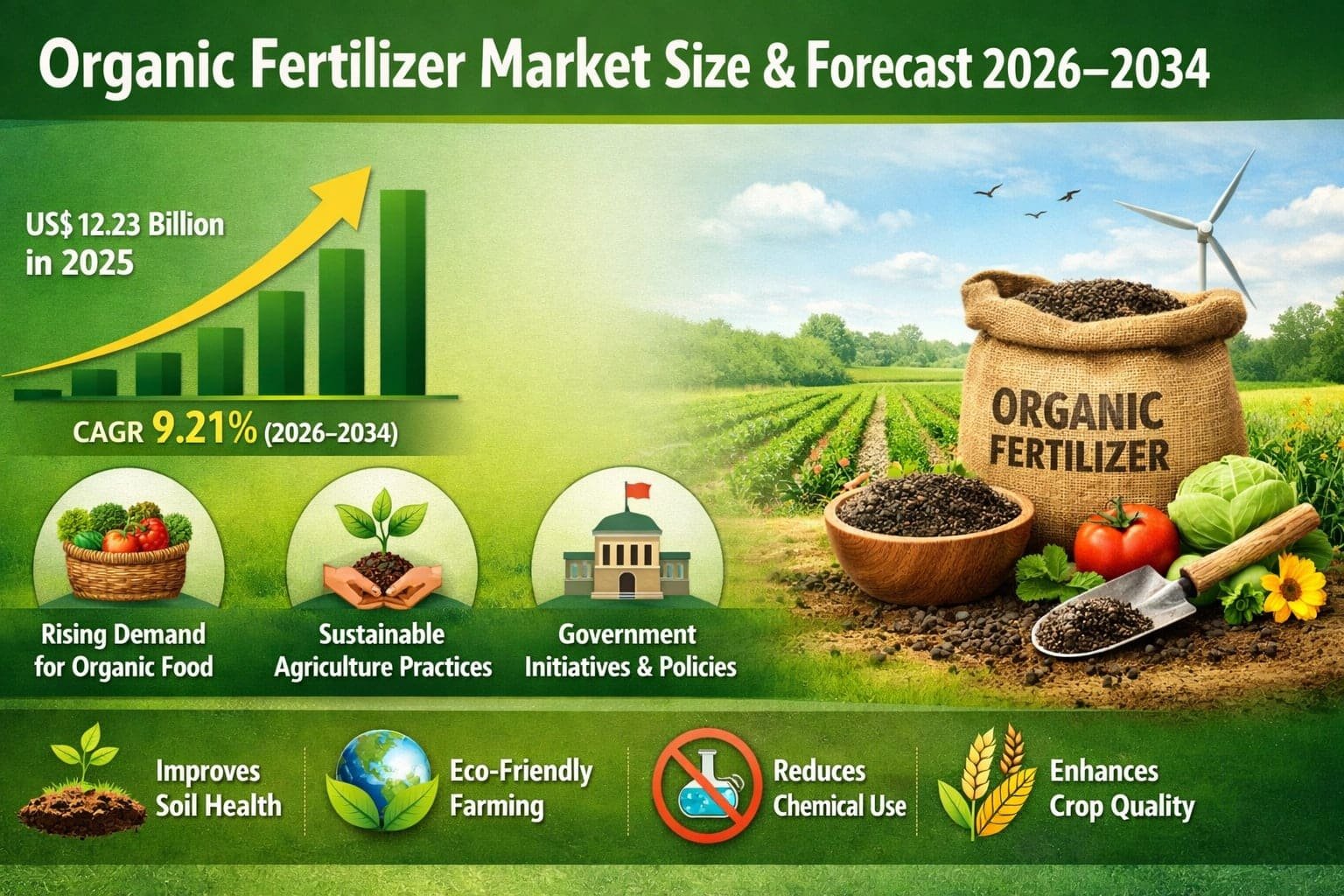 organic fertilizer market growth sustainable agriculture farming