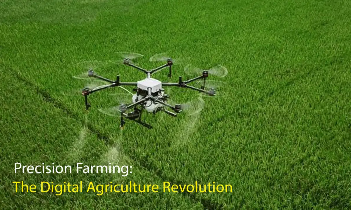 AI-driven precision agriculture in Indian farming showing smart farming technology and crop monitoring