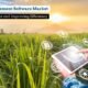 farm management software dashboard in modern smart farming field
