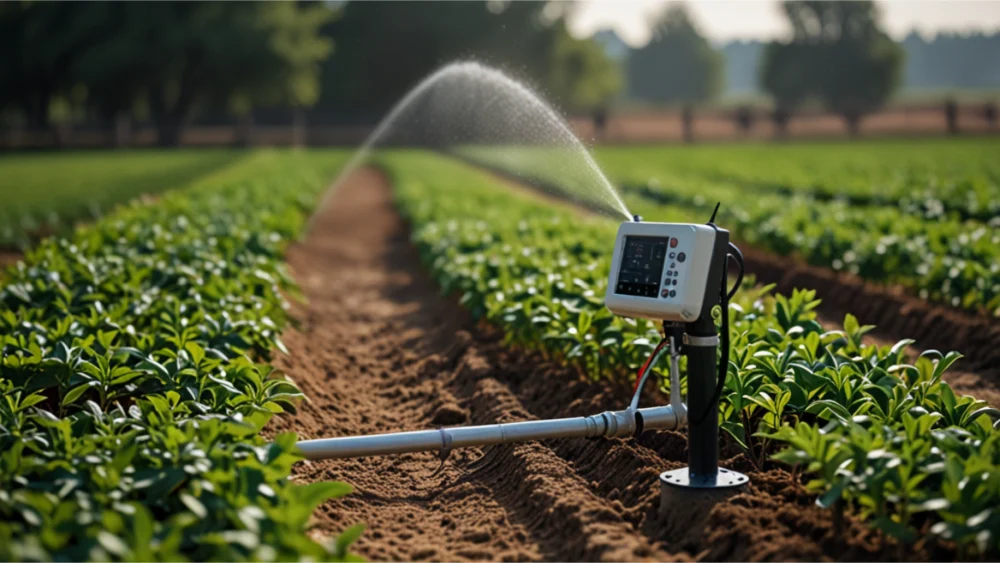 IoT-based smart irrigation system in India controlled via mobile app for water-saving farming