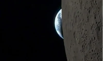 NASA astronaut Earthset iPhone video view from space Artemis II mission