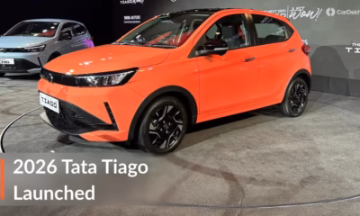 Tata Tiago Facelift 2026 price in India with modern city hatchback design.