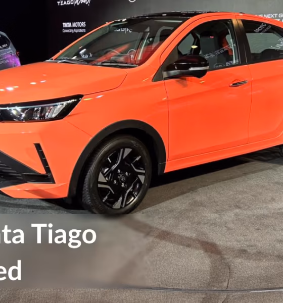 Tata Tiago Facelift 2026 price in India with modern city hatchback design.