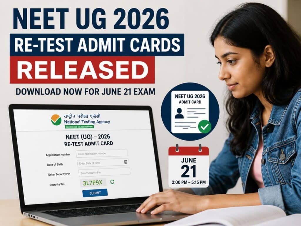 NEET UG Re Exam 2026 hall ticket verification and exam day guidelines
