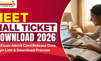 Download NEET Re Exam Admit Card 2026 from official NTA website